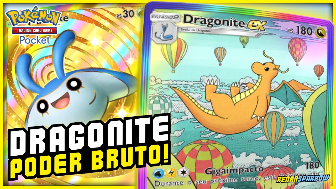 DECK DRAGONITE: NOVA VERSÃO DETONA GERAL! ☄️ || Pokémon TCG Pocket #385