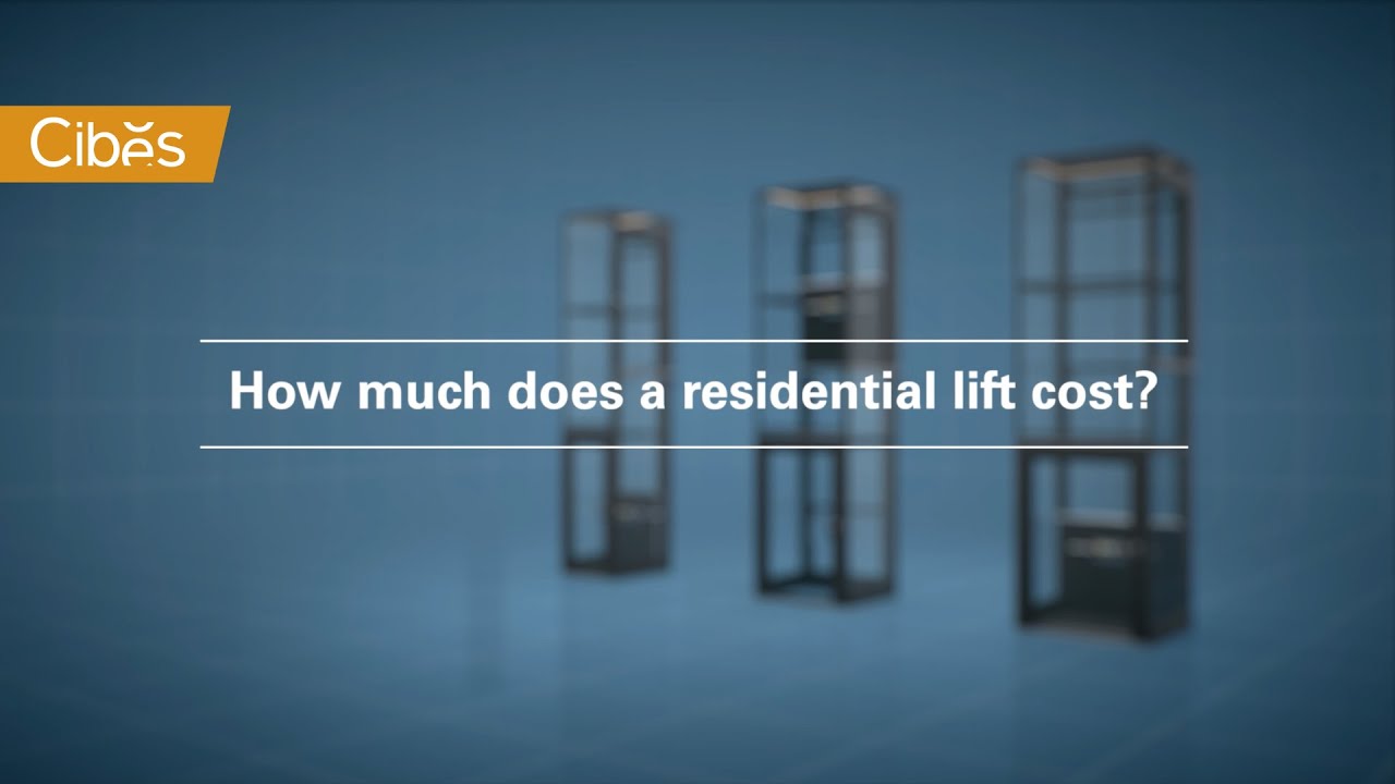 How much does a residential elevator cost?