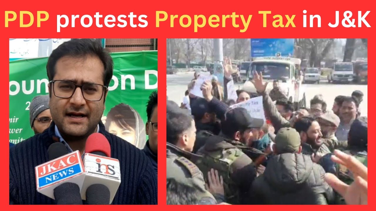 PDP protests Property Tax in J&K | JK News Today