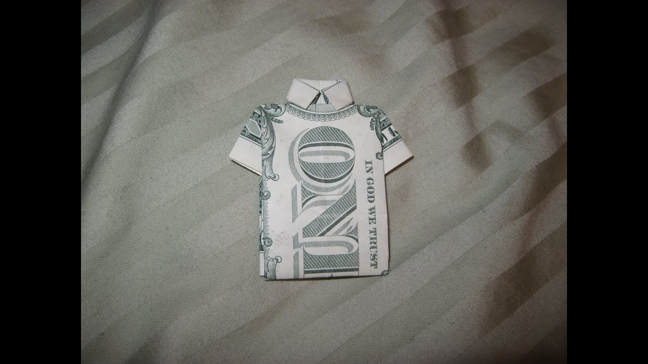 Dollar Origami: Collared Shirt