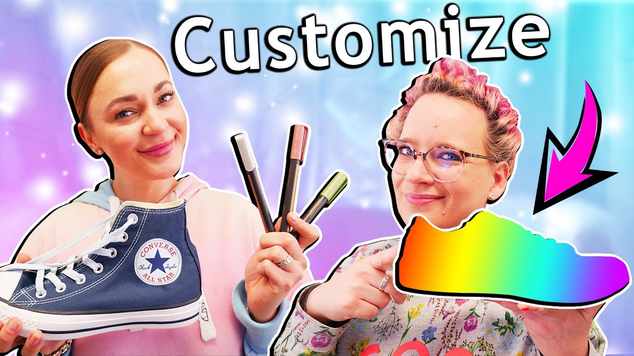 WIR DESIGNEN ORIGINAL CONVERSE CHUCKS I Wer hat den besseren Look? I CUSTOMIZE CHALLENGE