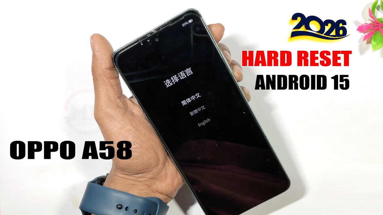 How to Bypass Verify Pin After Factory Reset Oppo A58 | Android 15 | Step-by-step || 2026