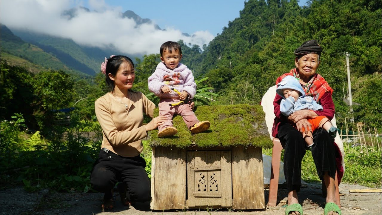 A Rare Daily Life of 3 Generations: Garden Care & Tree House Build” // Lý Tiểu Thu