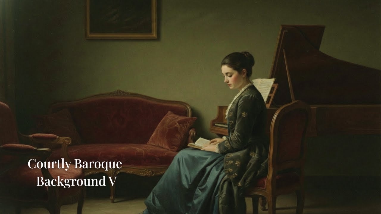 The Elegance of Baroque Solitude | Courtly Baroque Background 5