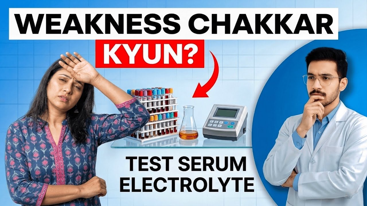 Kamzori, Chakkar aur Nas Chadhna? Electrolyte Imbalance ke Lakshan aur Test 