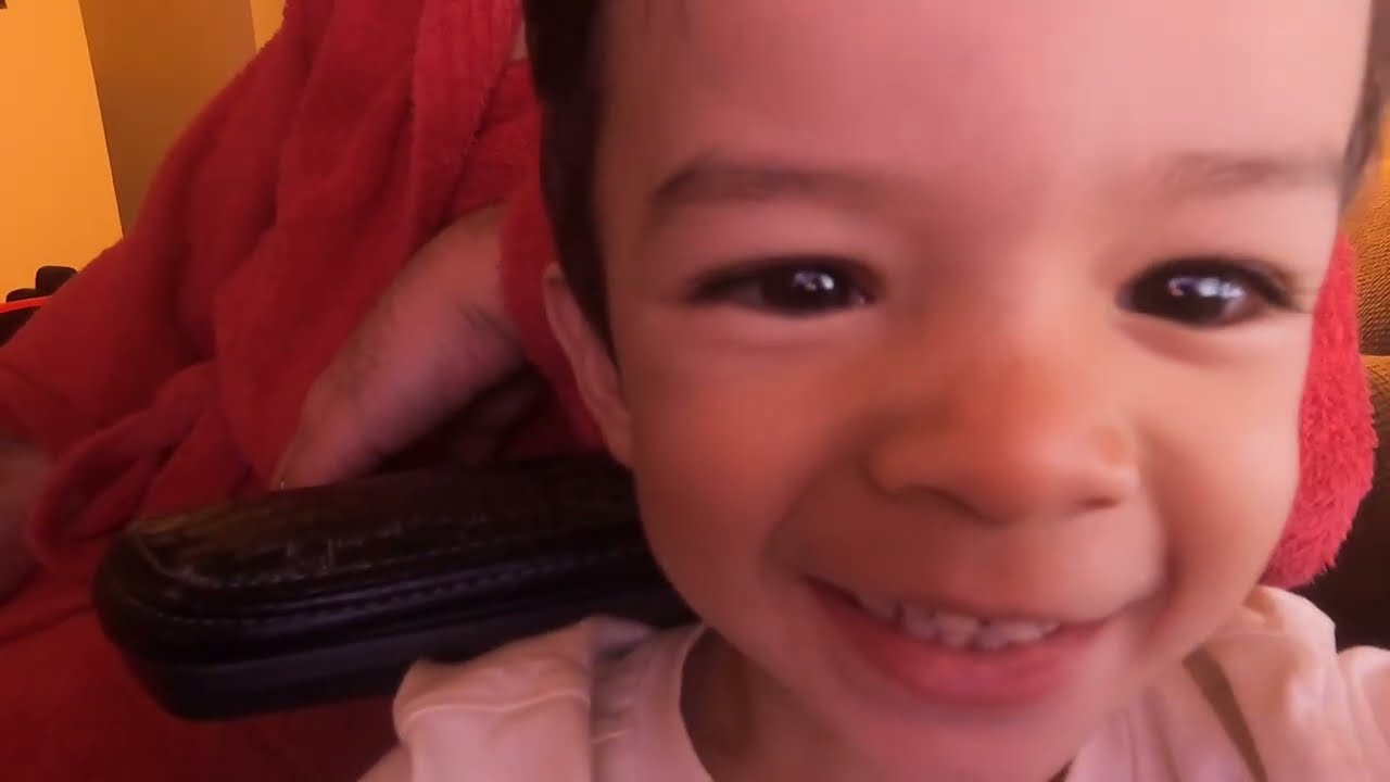 Another masterpiece from our toddler | this video is him playing with a GoPro recording himself 