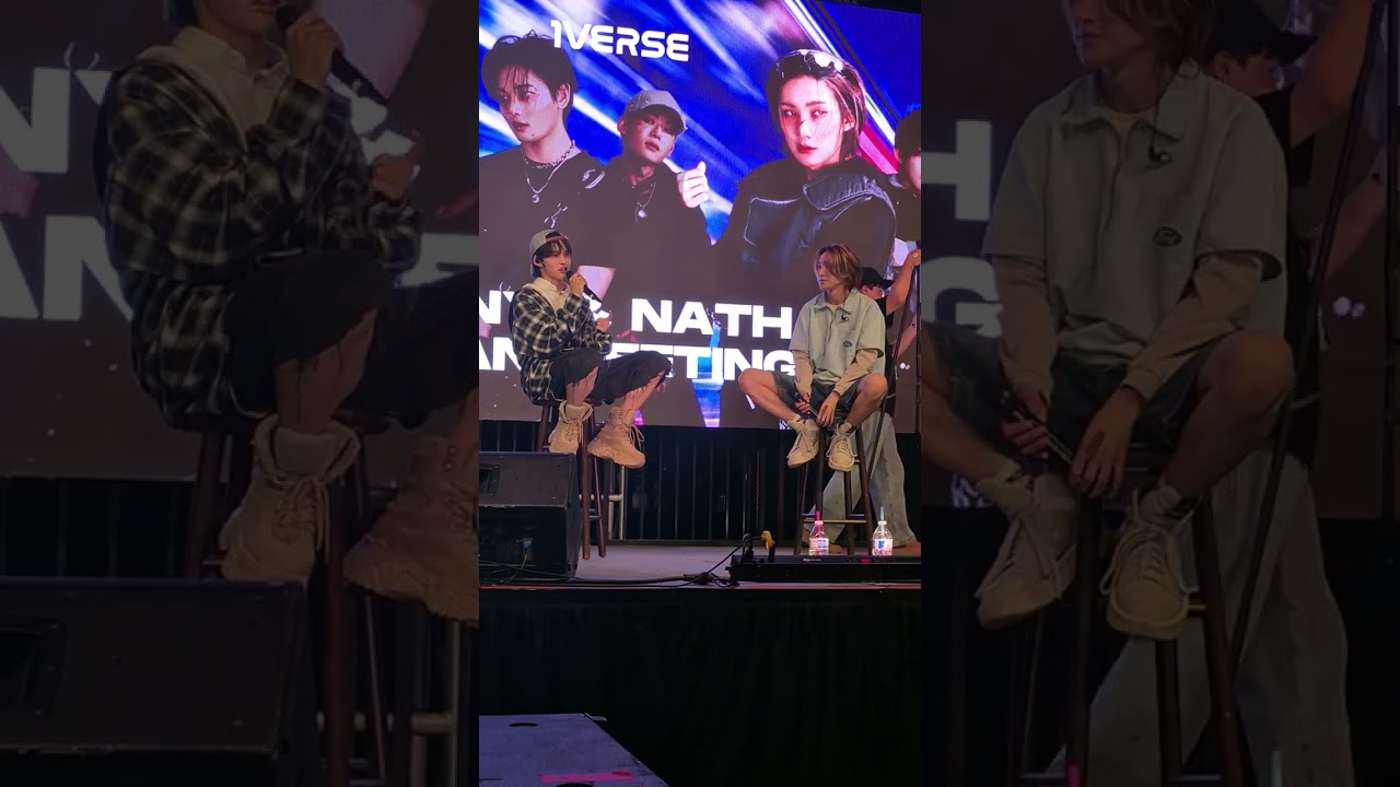 Nathan and Kenny of 1Verse fan meet at KPLAYFEST 2025