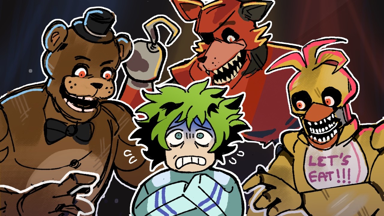 MHA Voice Actors Survive THE NIGHT SHIFT in Roblox FNAF Eternal Nights!
