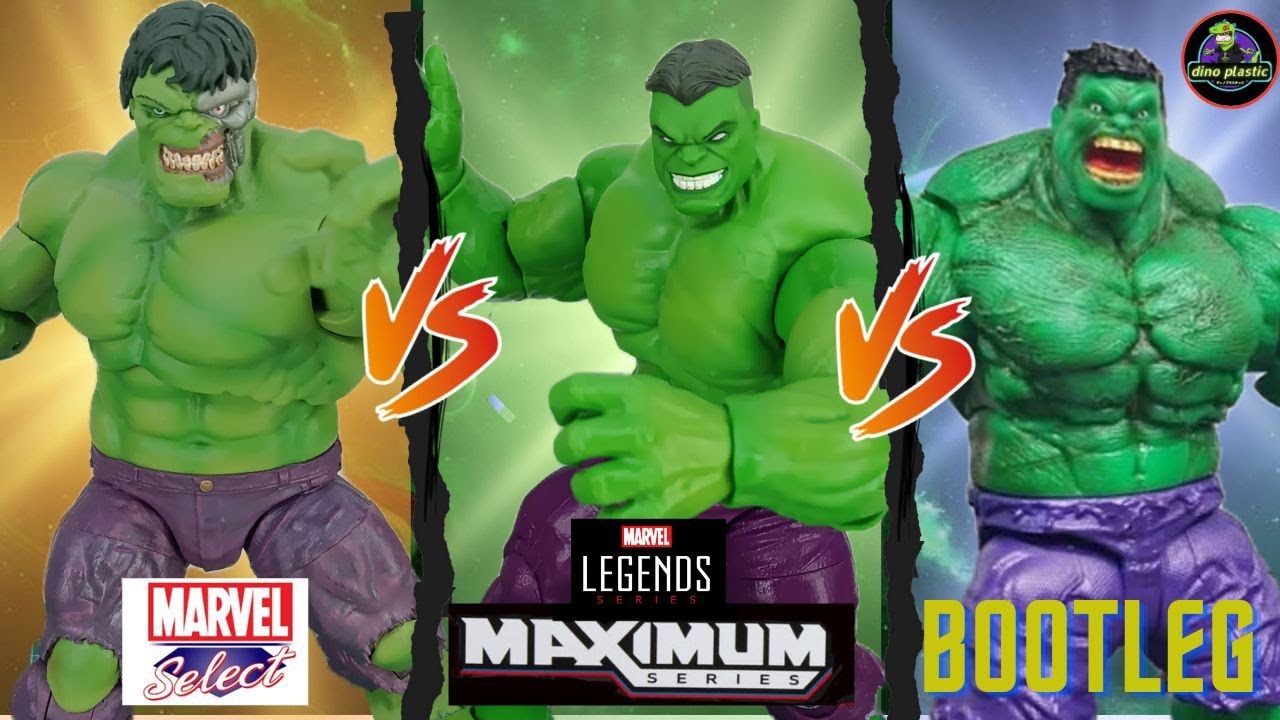 Cuál es el mejor Hulk ???? #marvellegends #marvelselect #bootleg