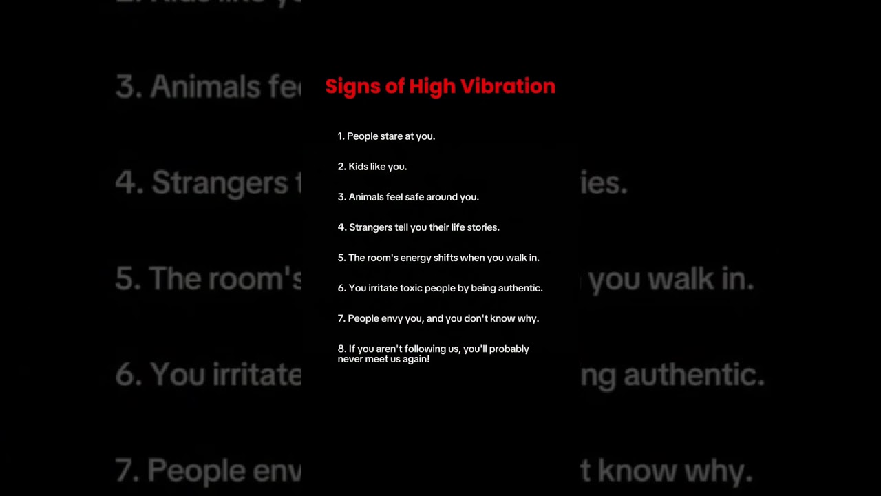Powerful Signs You Have a High Vibration 🌟 Spiritual Awakening