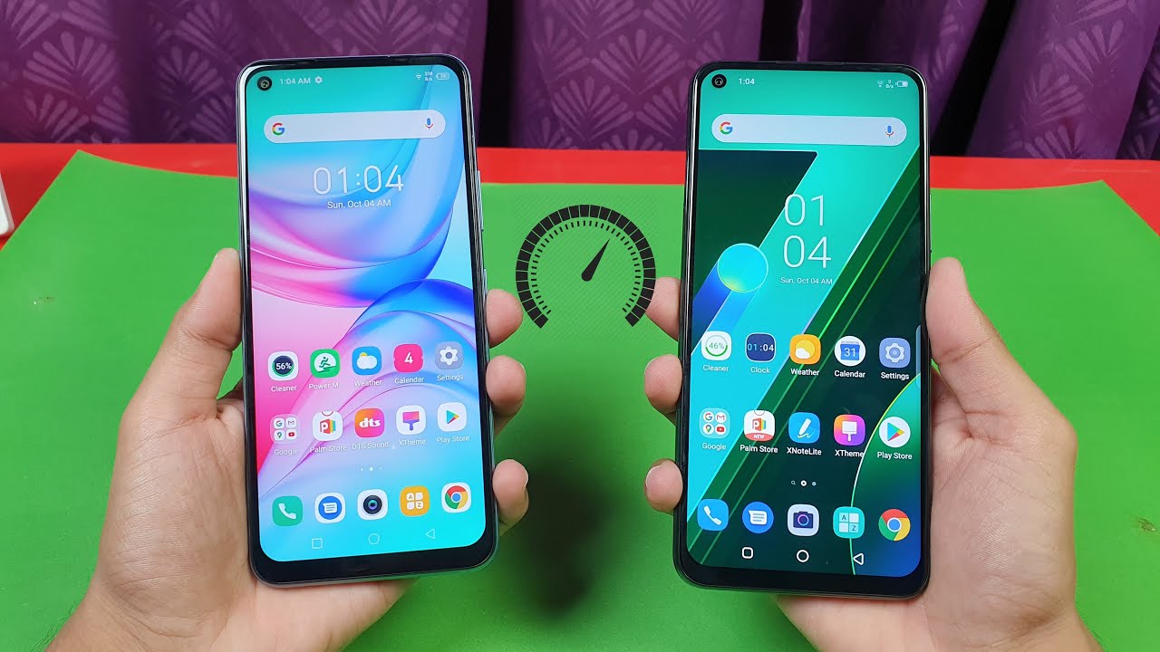 Infinix Hot 10 (6 ГБ) против Infinix Note 7 (6 ГБ) — тест скорости!