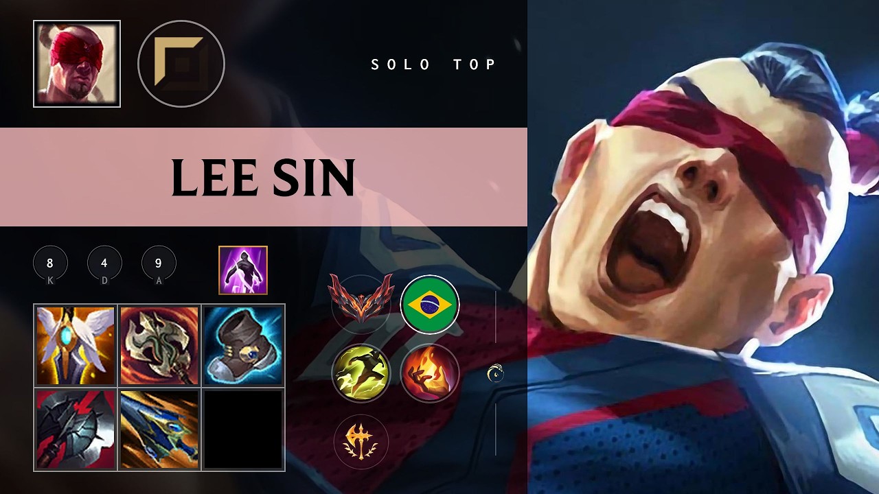 Lee Sin Top vs Singed - BR Grandmaster Patch 26.08