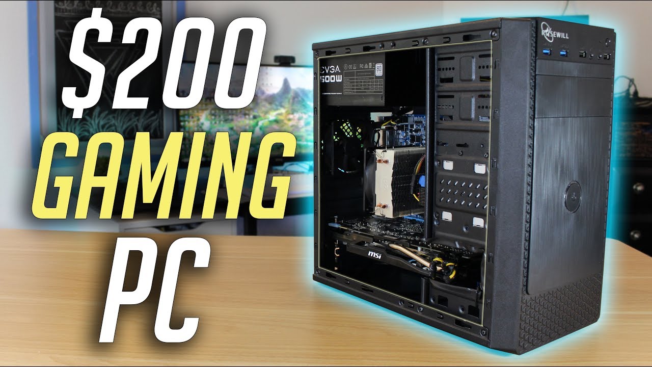 $200 Budget Gaming PC Build! (2019)