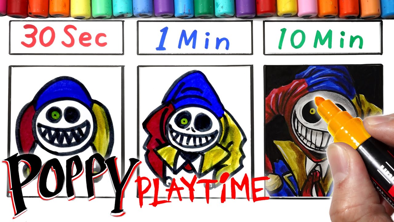 Drawing Prototype in 30Sec.1Min.10Min(Poppy Playtime)