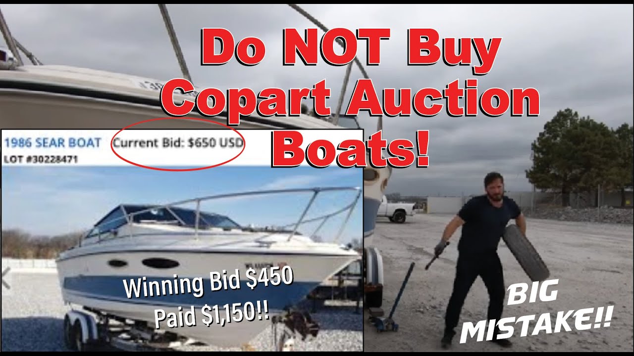 3 причины НЕ покупать лодки на аукционе Copart!