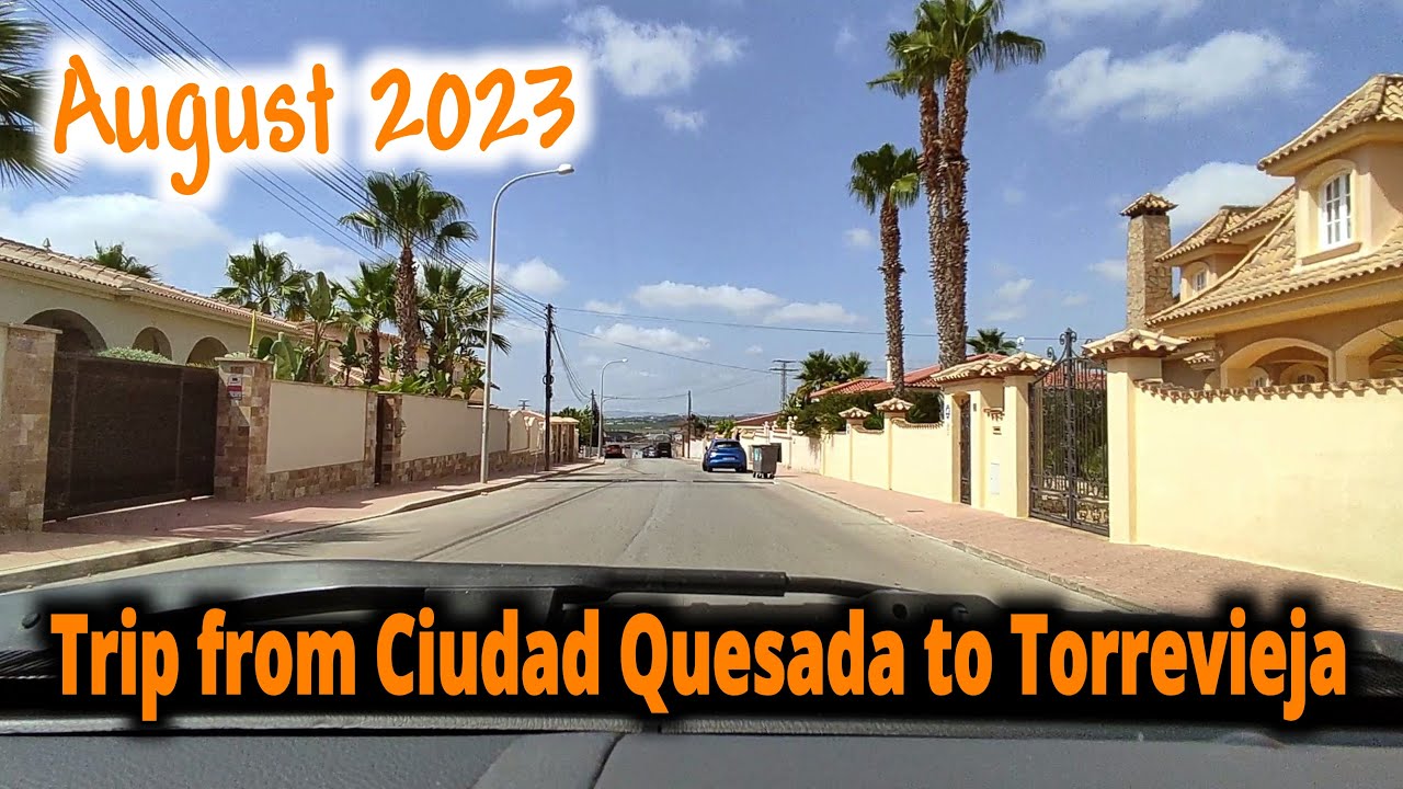 Trip 🚕 from 🌴 Ciudad Quesada to 🏖 Torrevieja. August 2023 🇪🇸 #travel #trip #road #spain #roadtrip