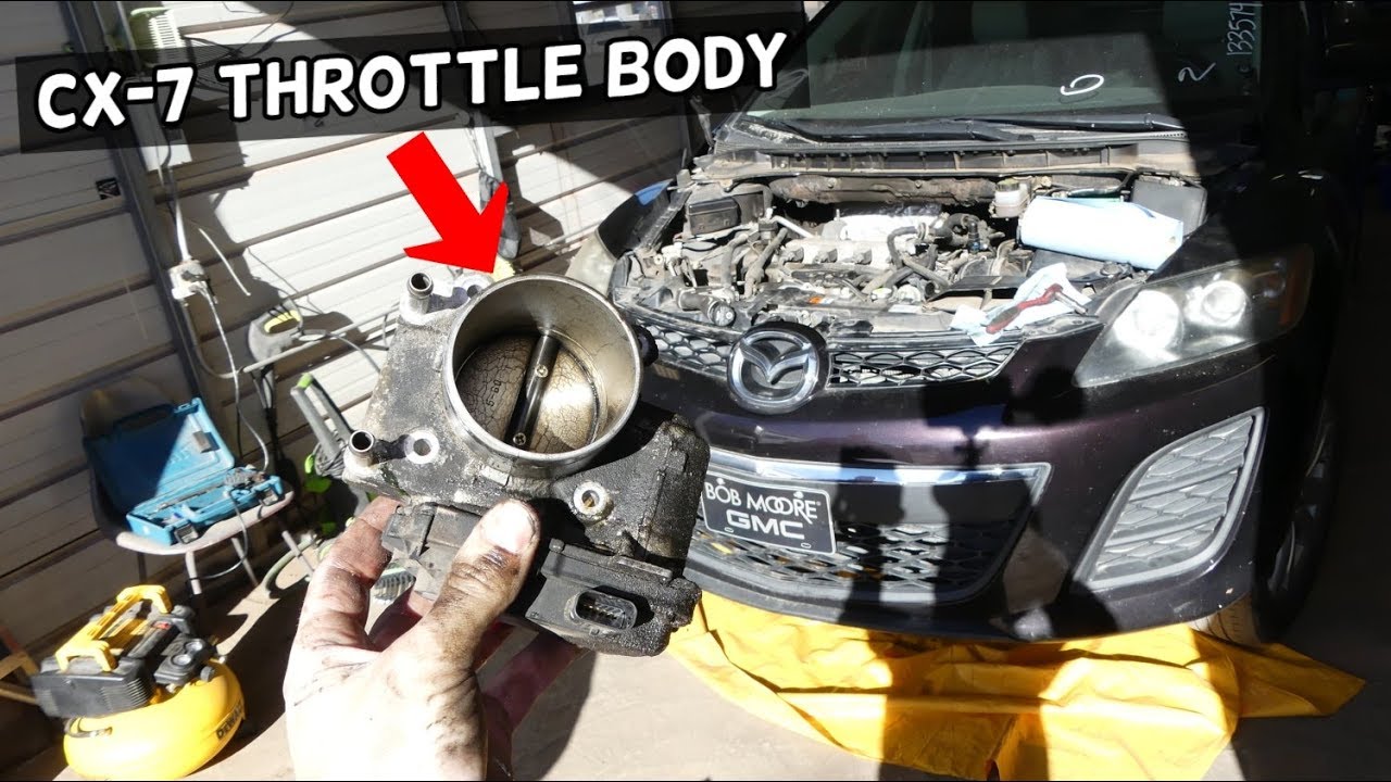 HOW TO REMOVE AND REPLACE THROTTLE BODY ON MAZDA CX-7 MAZDASPEED 3 6
