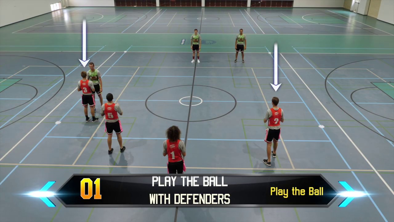 HOW TO OZTAG * QUICK PLAY THE BALL - WITH DEFENDERS * Attack