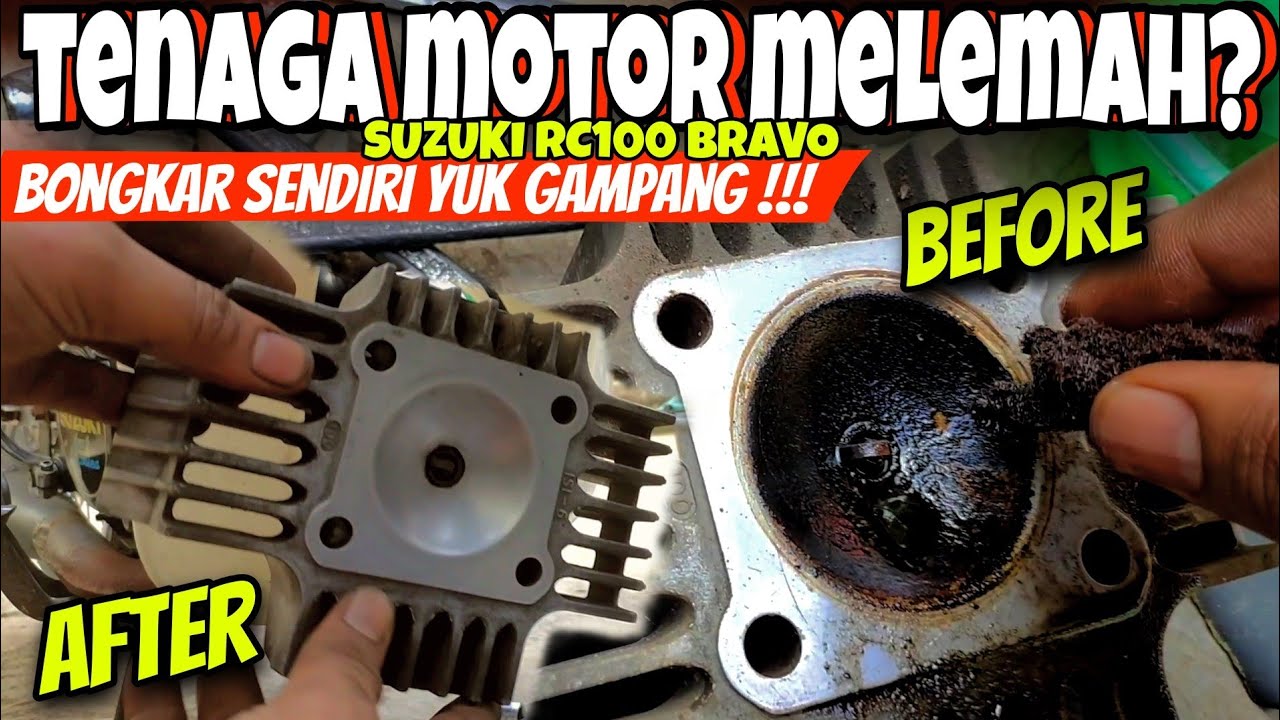 SUZUKI RC100 BRAVO | BERSIHIN INI MOTOR KALIAN DI JAMIN ENTENG KEMBALI JHONS!!!