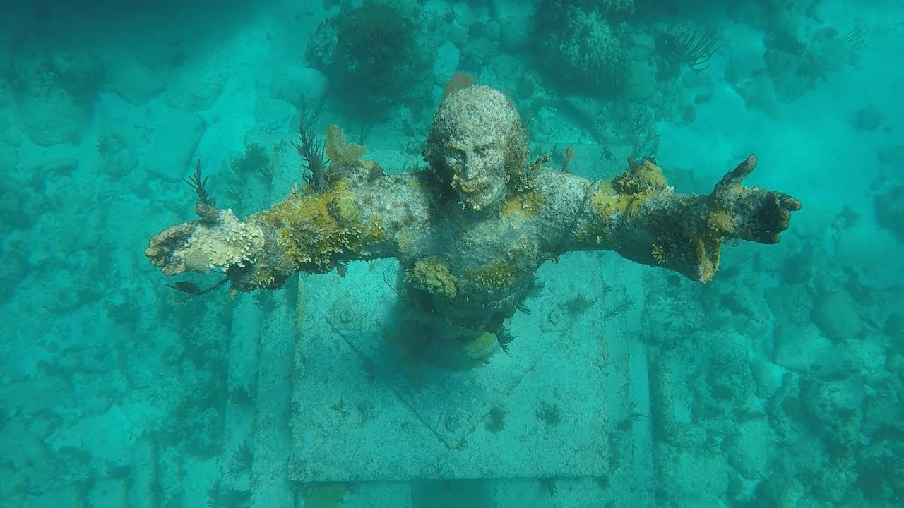 Snorkeling to the Christ of the Abyss Statue at John Pennekamp Coral Reef State Park
