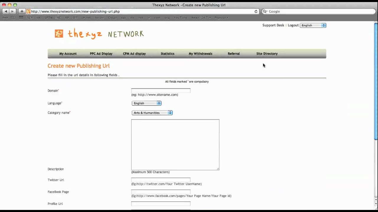 A quick tour of Ad Publishing at Thexyz Network