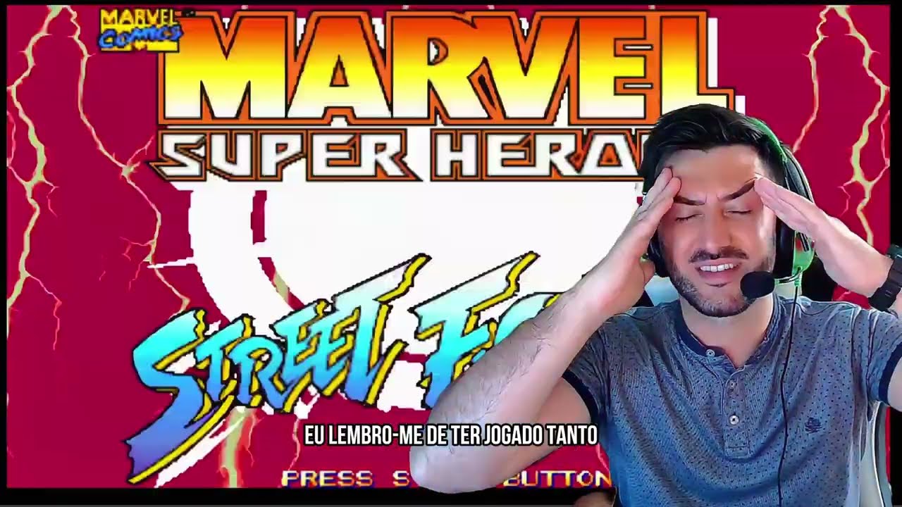 Gostas de porrada?MARVEL SUPER HEROES VS STREET FIGHTER .(PS1) (PORTUGU&Ecirc;S)