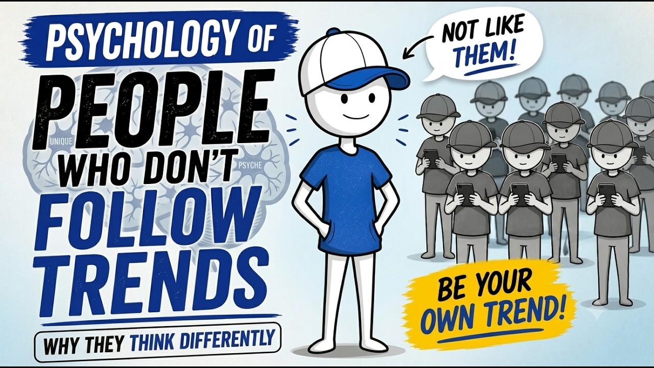 Psychology of People Who Don't Follow Trends | Psychology Trends