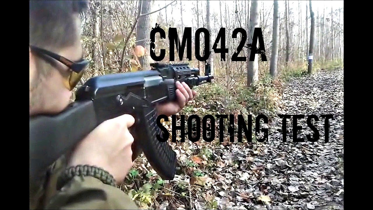 CM042A Airsoft Shooting Test