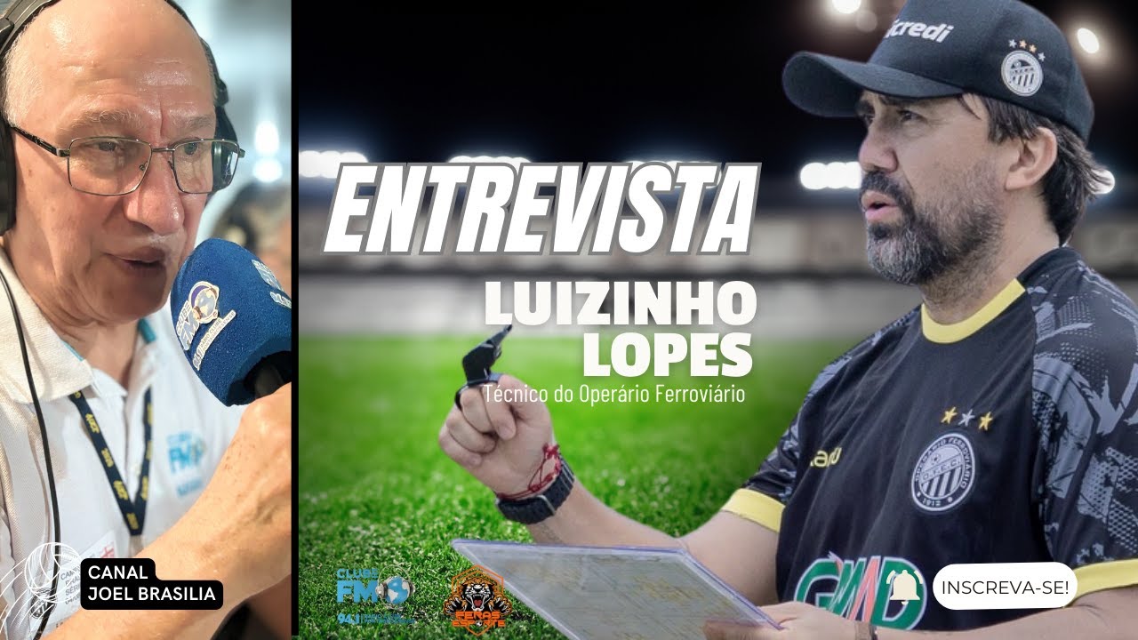 2ª PARTE DA ENTREVISTA COM LUIZINHO LOPES TÉCNICO DO OPERÁRIO NA CLUBE FM 94.1 PONTA GROSSA - 2/2