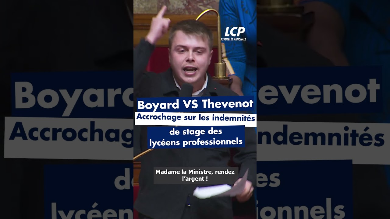 Vif accrochage entre Louis Boyard et Prisca Thevenot à l'Assemblée nationale - 9/04/2024
