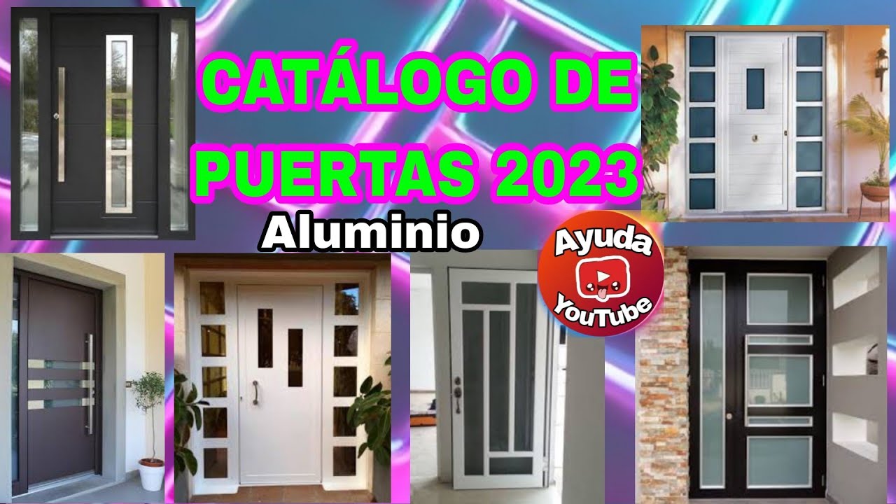 ✅️ Puertas de Aluminio ⭐️ Cat&aacute;logo de Puertas🚪 Ideas para hacer una puerta