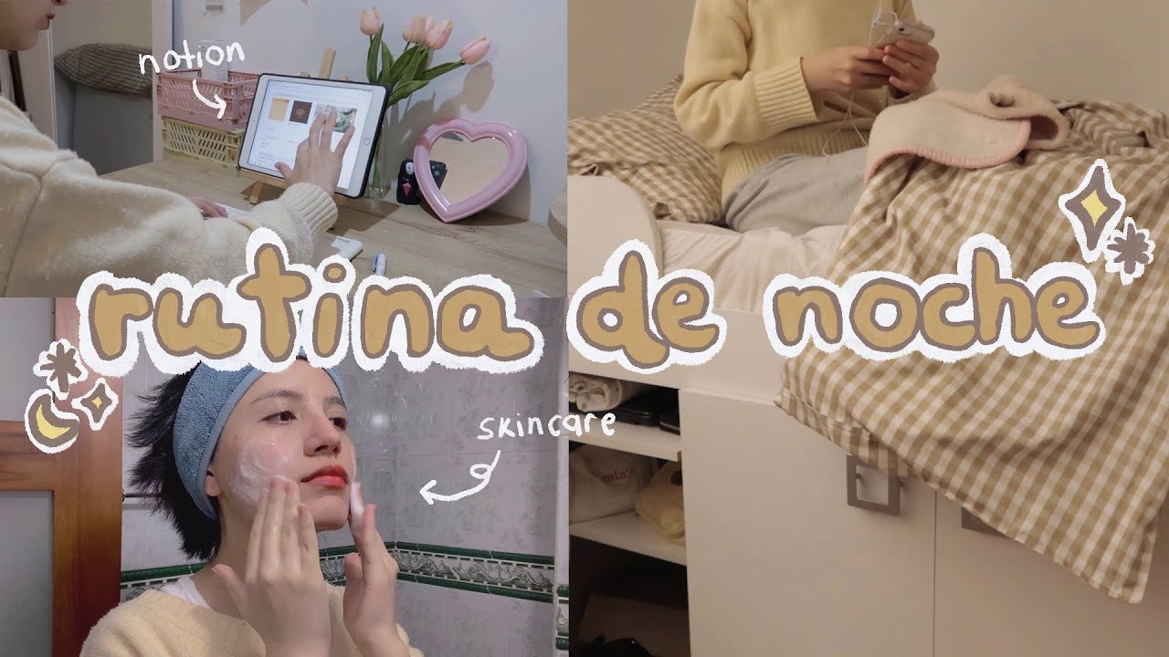 mi rutina de noche 🌙 tranquila y productiva ☕ sofiapricot