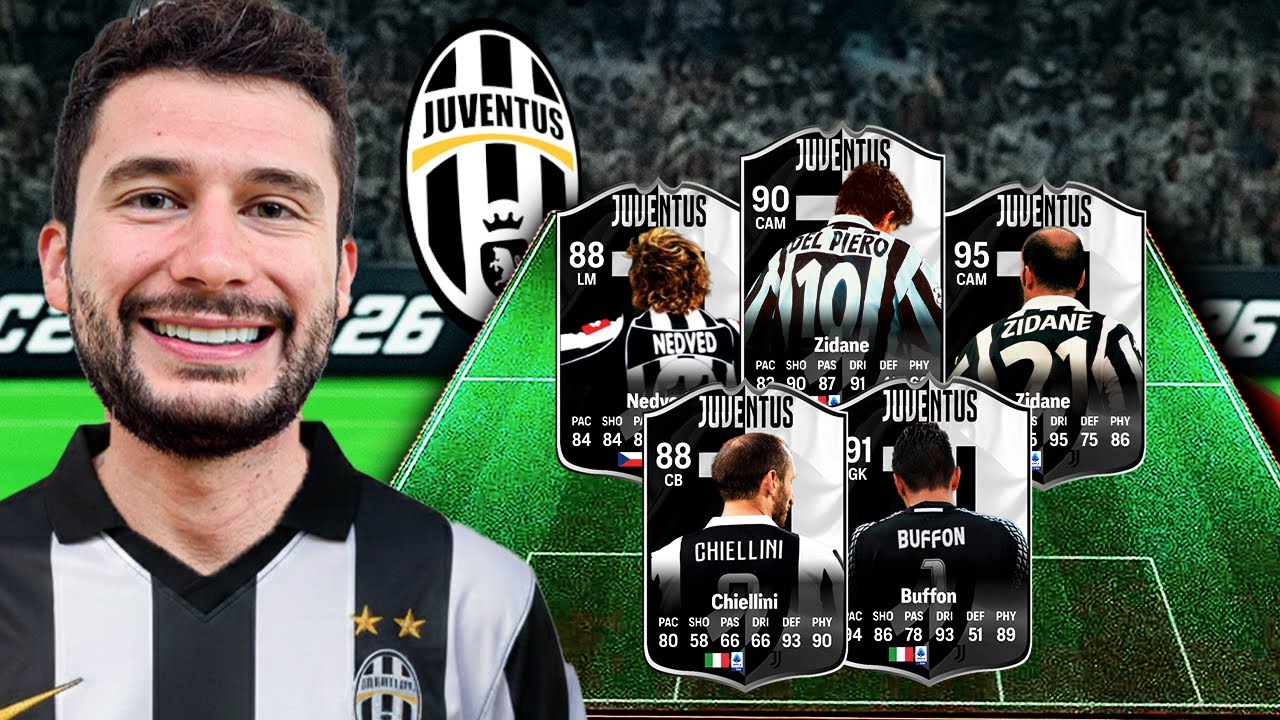 MONTEI O MELHOR TIME POSSÍVEL DE LENDAS DA JUVENTUS 🔥