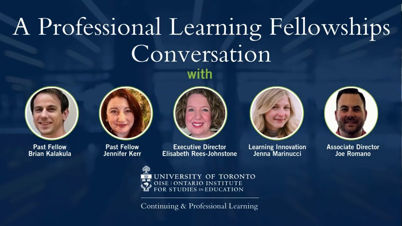 A Professional Learning Fellowships Conversation