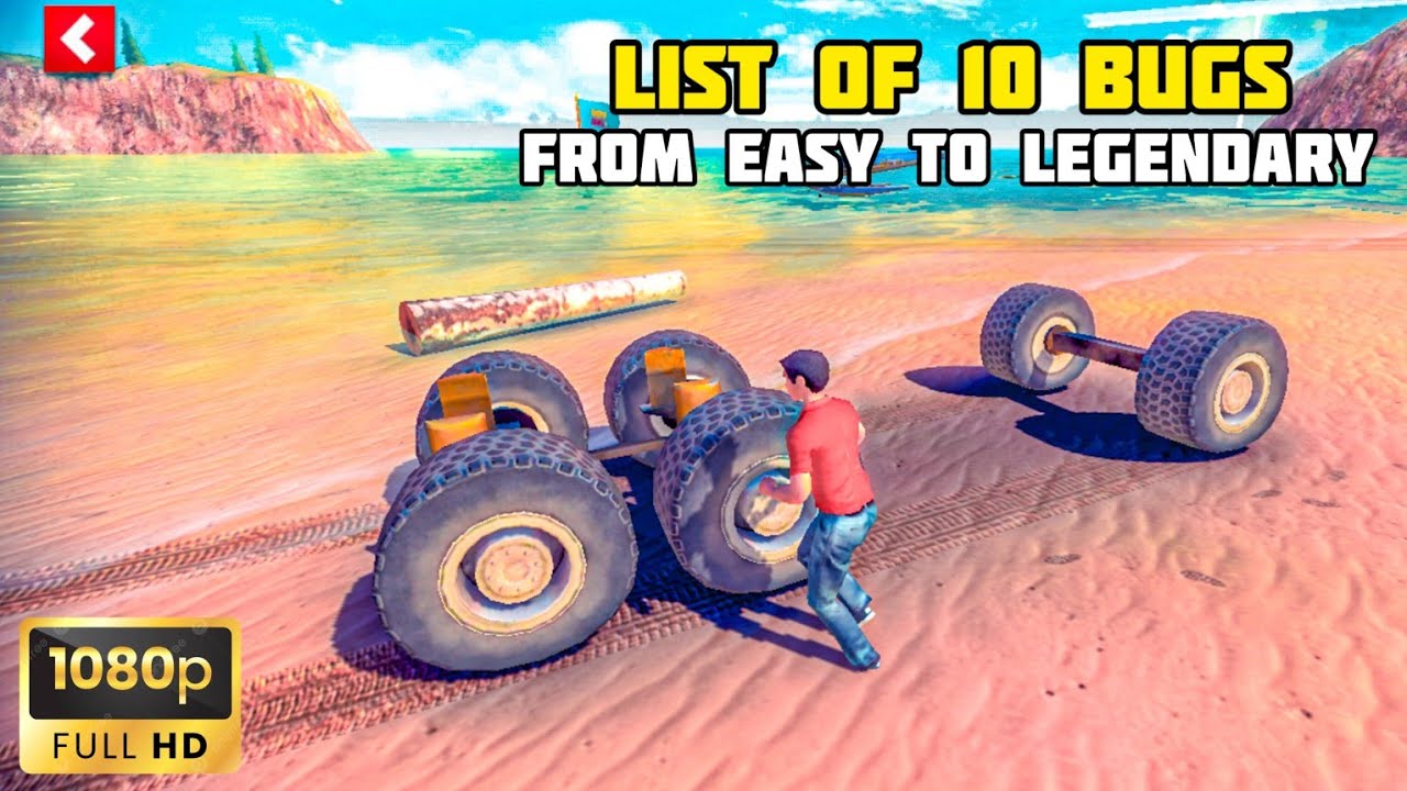 LIST OF TOP 10 BUG FROM EASY TO LEGENDARY BUG | OFF THE ROAD HD OPEN WORLD DRIVING GAME