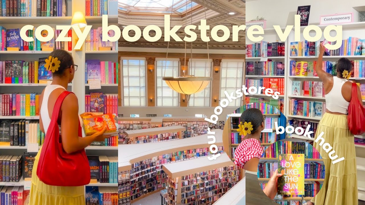 *cozy* bookstore vlog 🧸💌☁️ spend the day book shopping at barnes and noble in chicago + HUGE HAUL