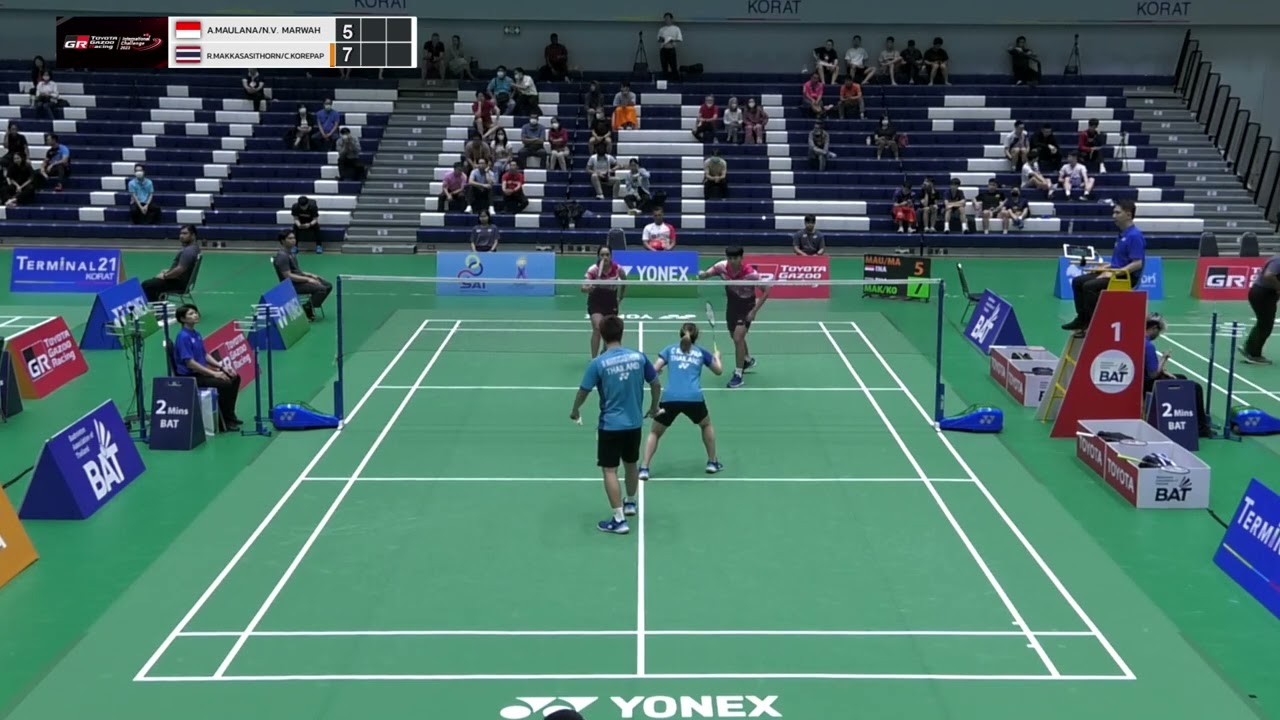 XD Quarter final A MAULANAN V  MARWAH VS R MAKKASASITHORNC KOREPAP