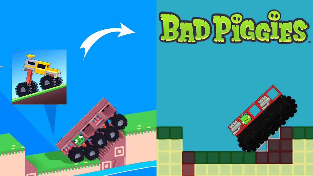 Bad Piggies vs Fancade Part 9