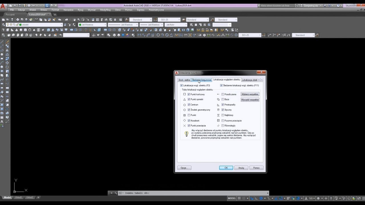 AutoCAD #4 Konfiguracja szablonu rysunku, część 2