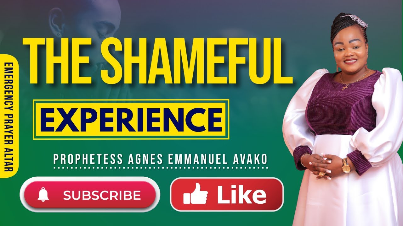 THE SHAMEFUL EXPERIENCE || MINISTER EJURA JACOBS  RICH || EMERGENCY PRAYER ALTAR || LIVE