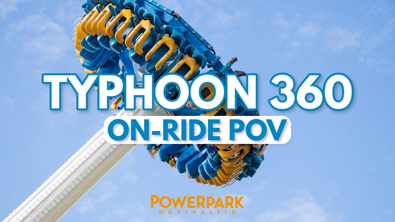 TYPHOON 360 - Huvivaltio PowerPark (On-ride HD POV)