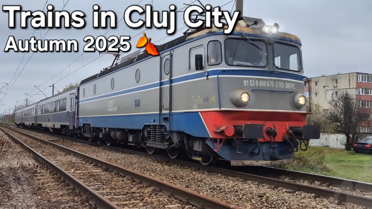 Autumn Trains in Cluj City 🍂🚆 | Trenuri de Toamnă prin Cluj-Napoca 2025