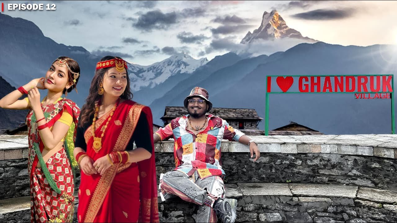🏔️🌿 Ghandruk Village – The Most Beautiful Himalayan Village of Nepal 🇳🇵 | Complete Travel Vlog