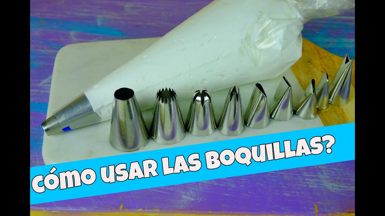 Cómo usar las boquillas en pastelería | DECORACIÓN DE TARTAS