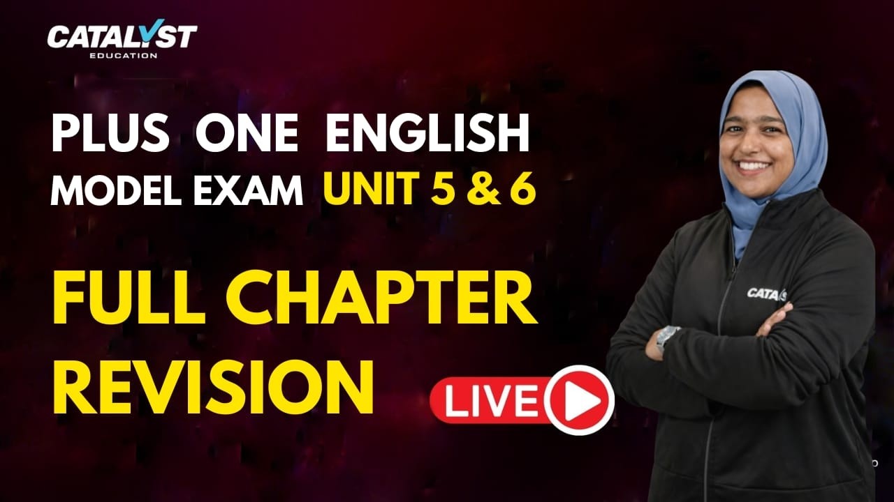+1 English Model Exam 🔥 Unit 5 & 6 LIVE | Full Chapter Revision