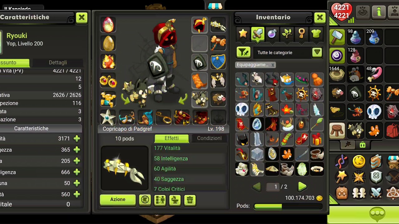 [Dofus Touch] Iop  200 air feu