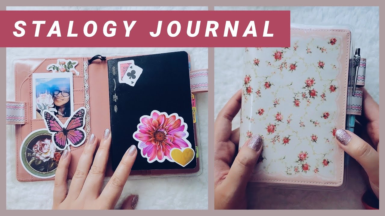 Stalogy A6 Journal Flip + Pen Case Setup | Hobonichi Petite Roses Cover