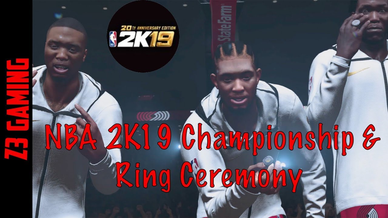NBA 2K19 Championship & Ring Ceremony in MyCareer