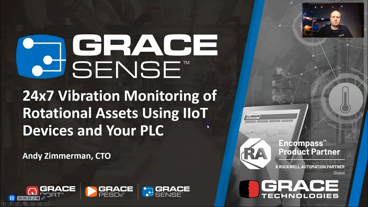 Webinar VOD | 24x7 Vibration Monitoring of Rotational Assets Using IIoT Devices and Your PLC