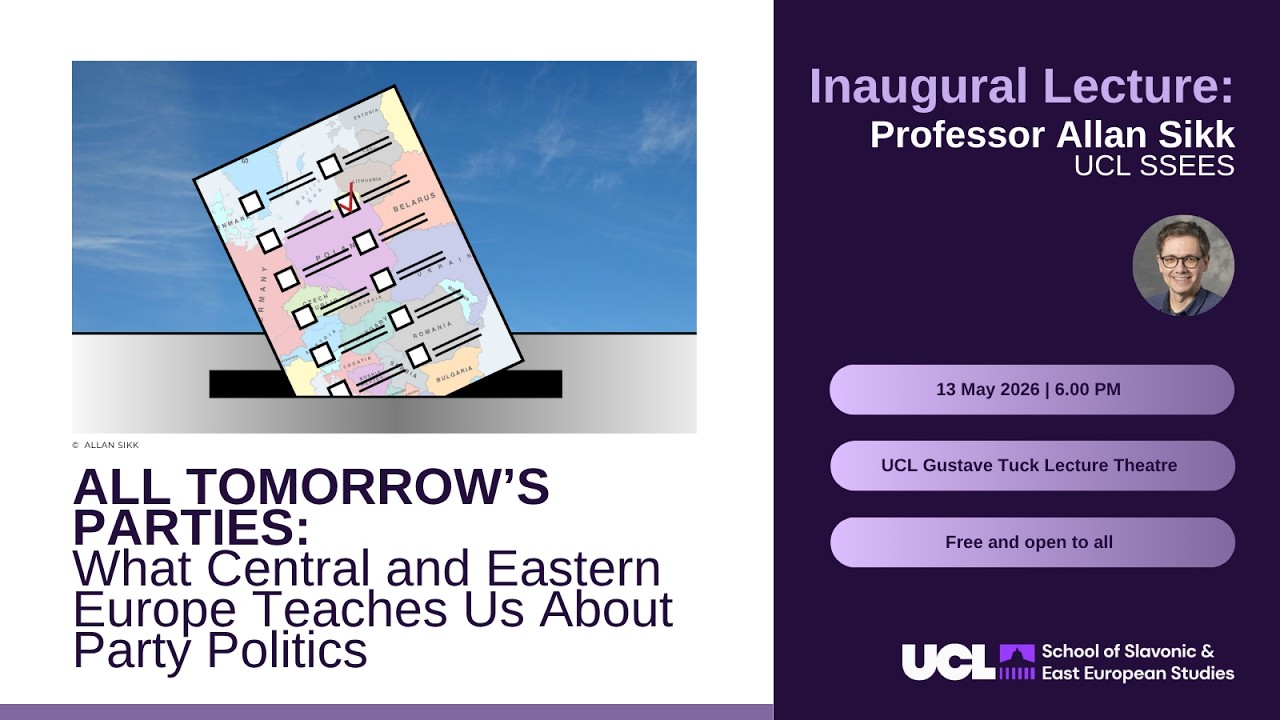 Professor Allan Sikk: Inaugural Lecture